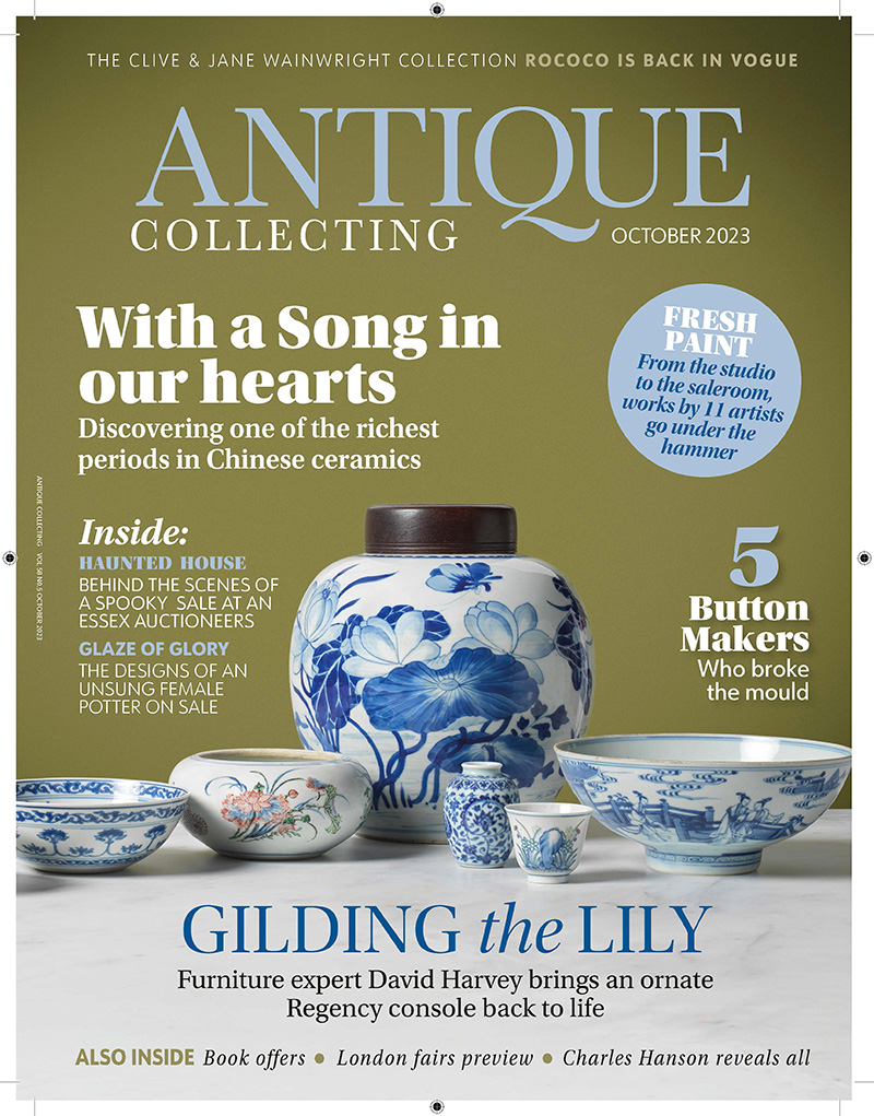 Antique collecting October cover
